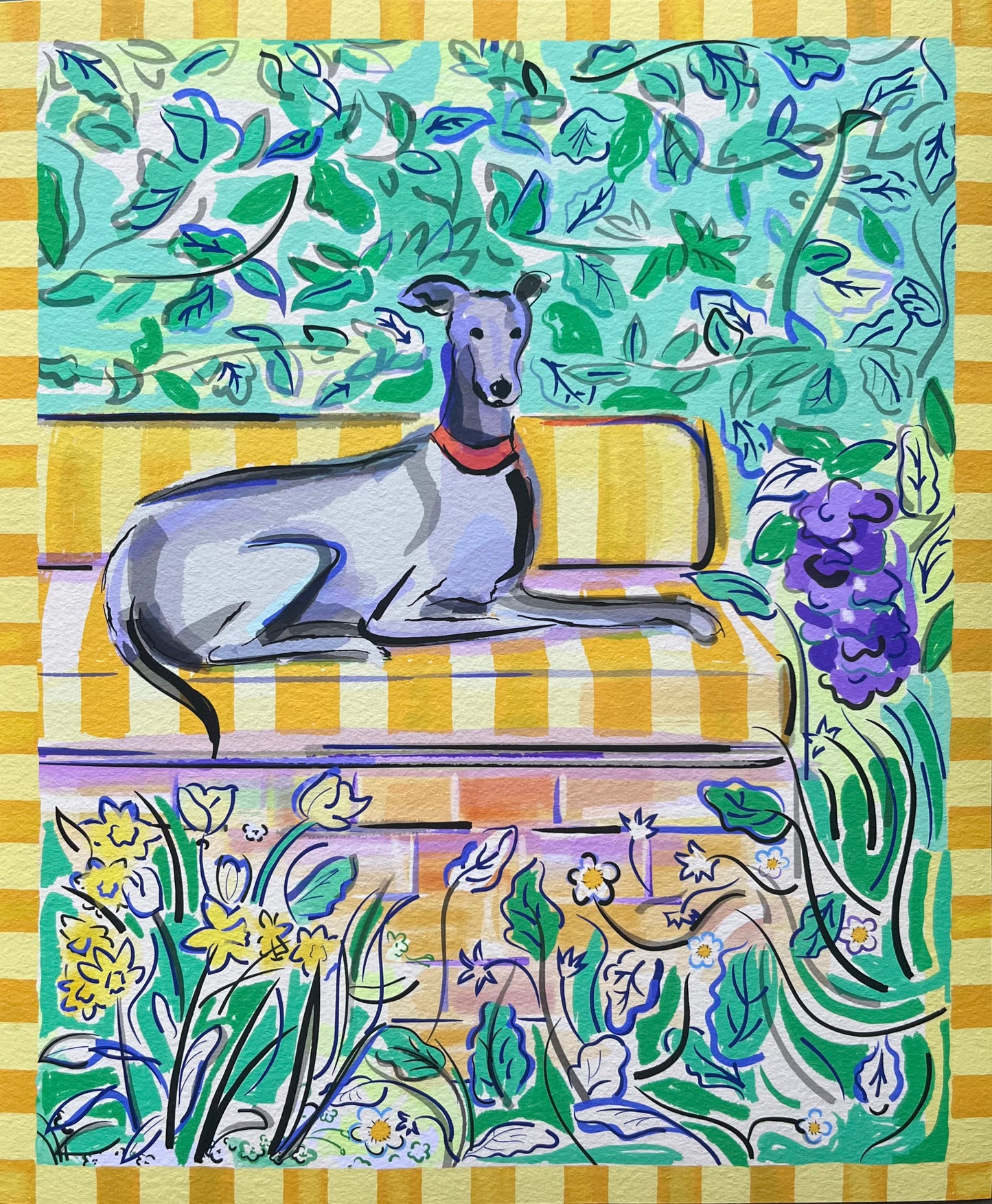 Imogen Milburn, 'Stripes and Petals'