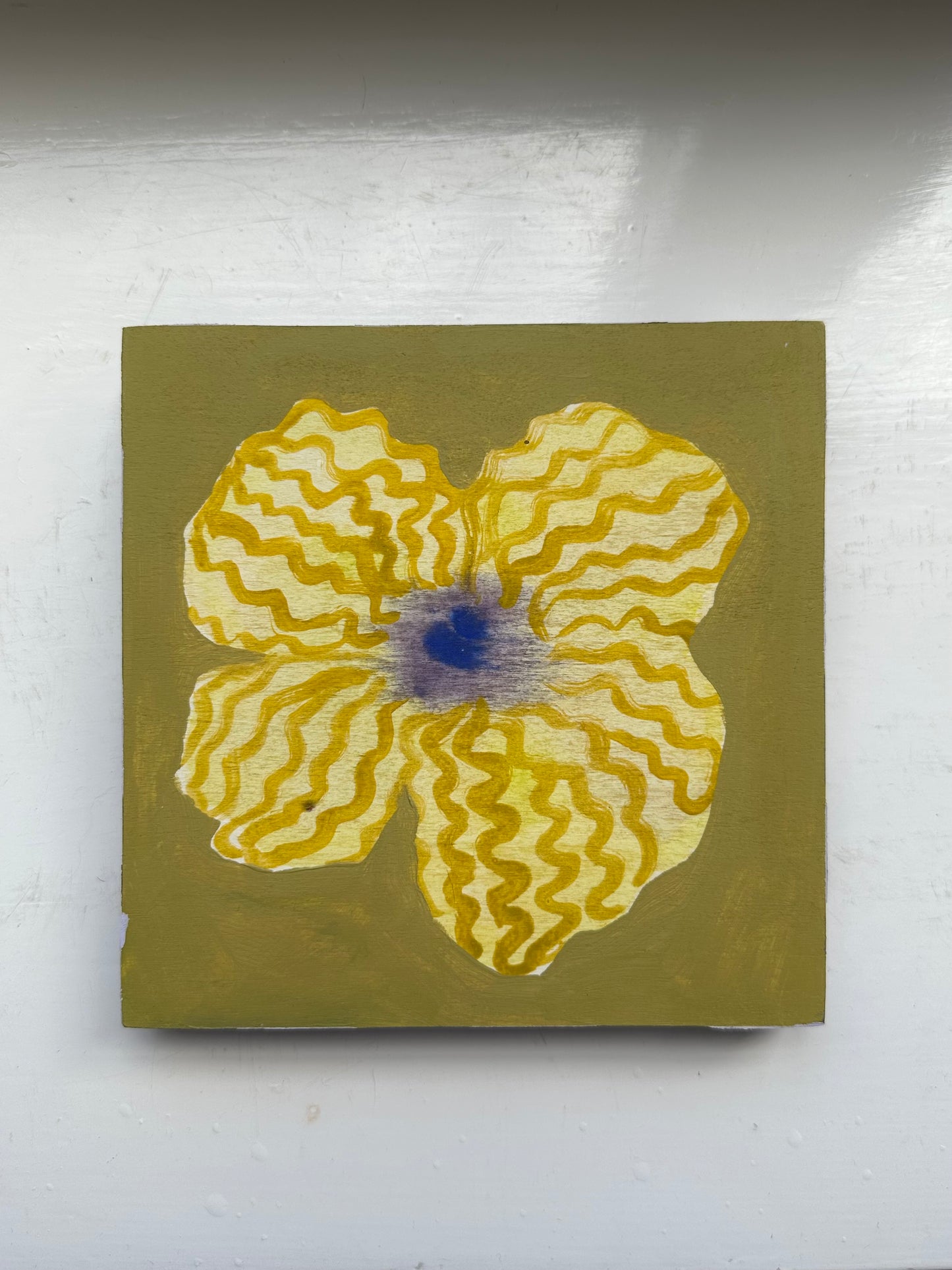 Liat Greenberg, 'Mini Flower on Wood I' 2025