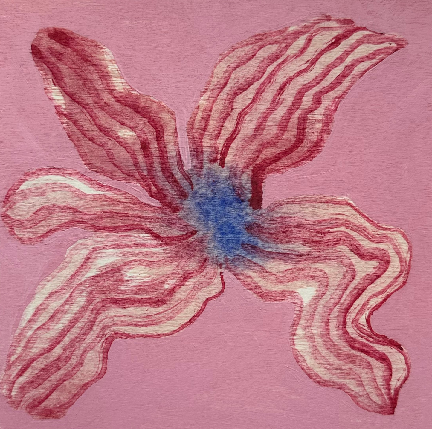 Liat Greenberg, 'Mini Flower on Wood III' 2025