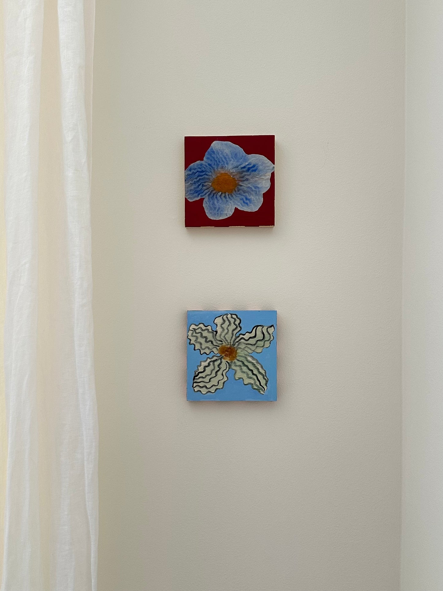 Liat Greenberg, 'Mini Flower on Wood II' 2025