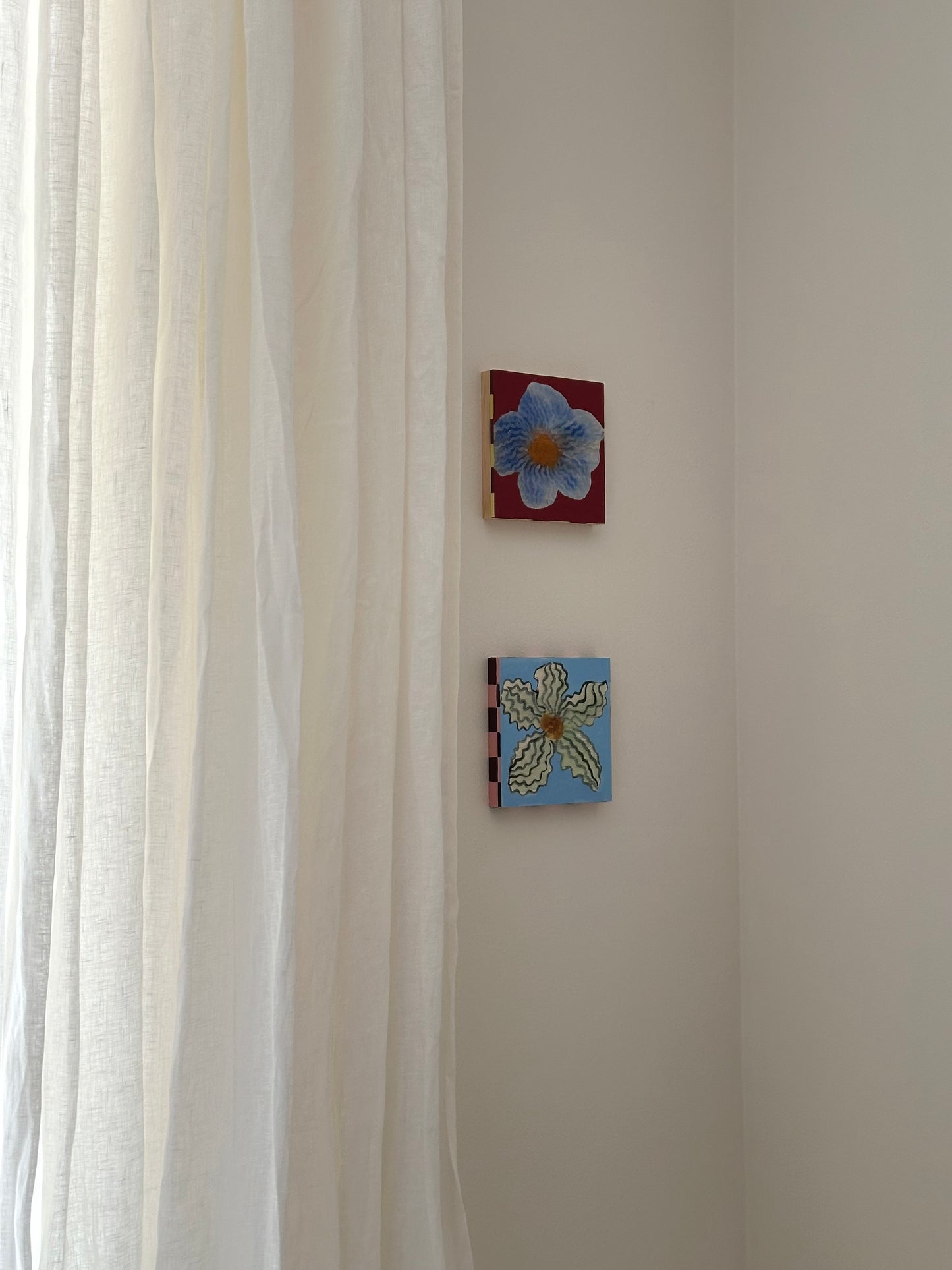 Liat Greenberg, 'Mini Flower on Wood II' 2025