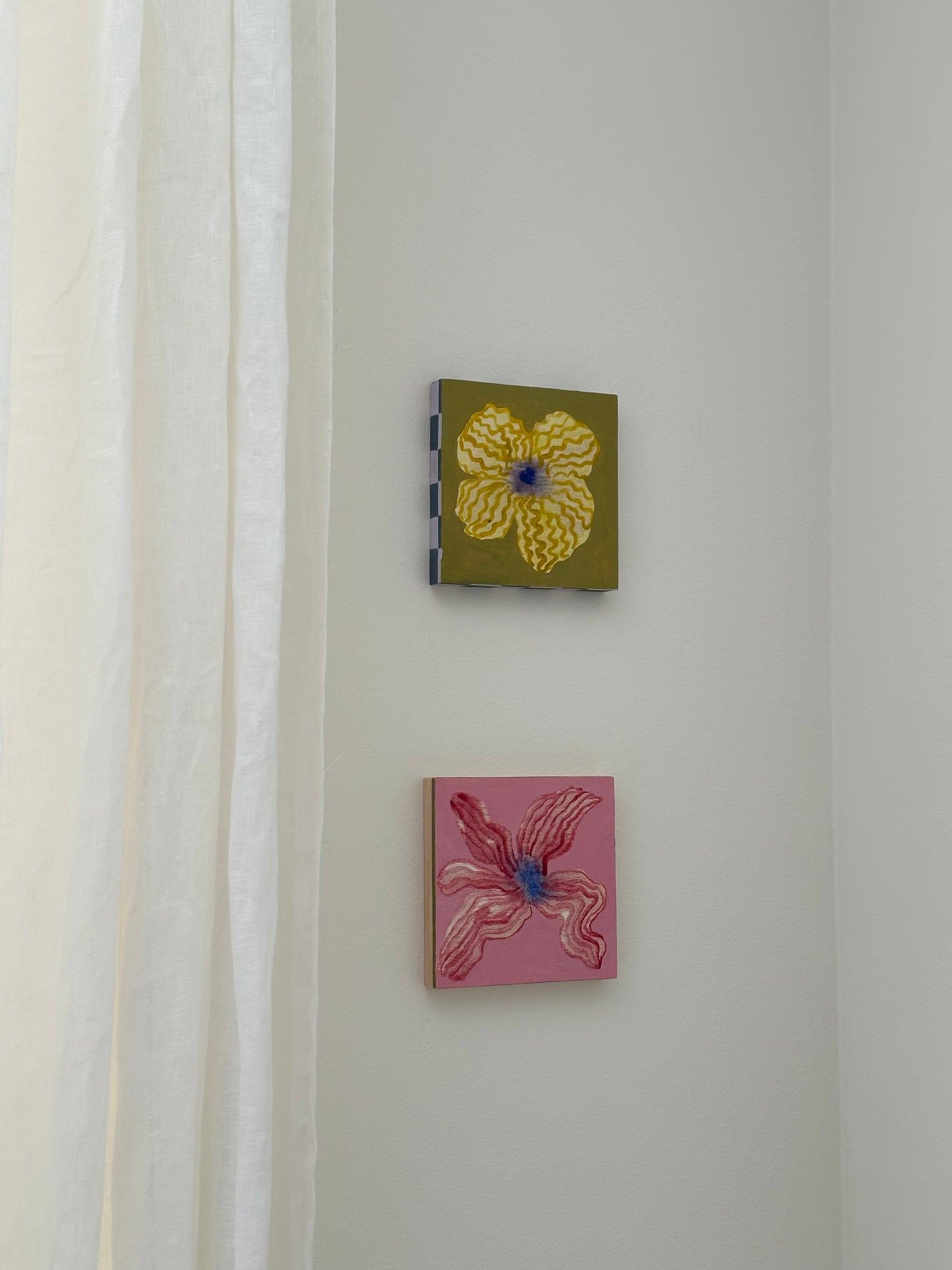 Liat Greenberg, 'Mini Flower on Wood III' 2025