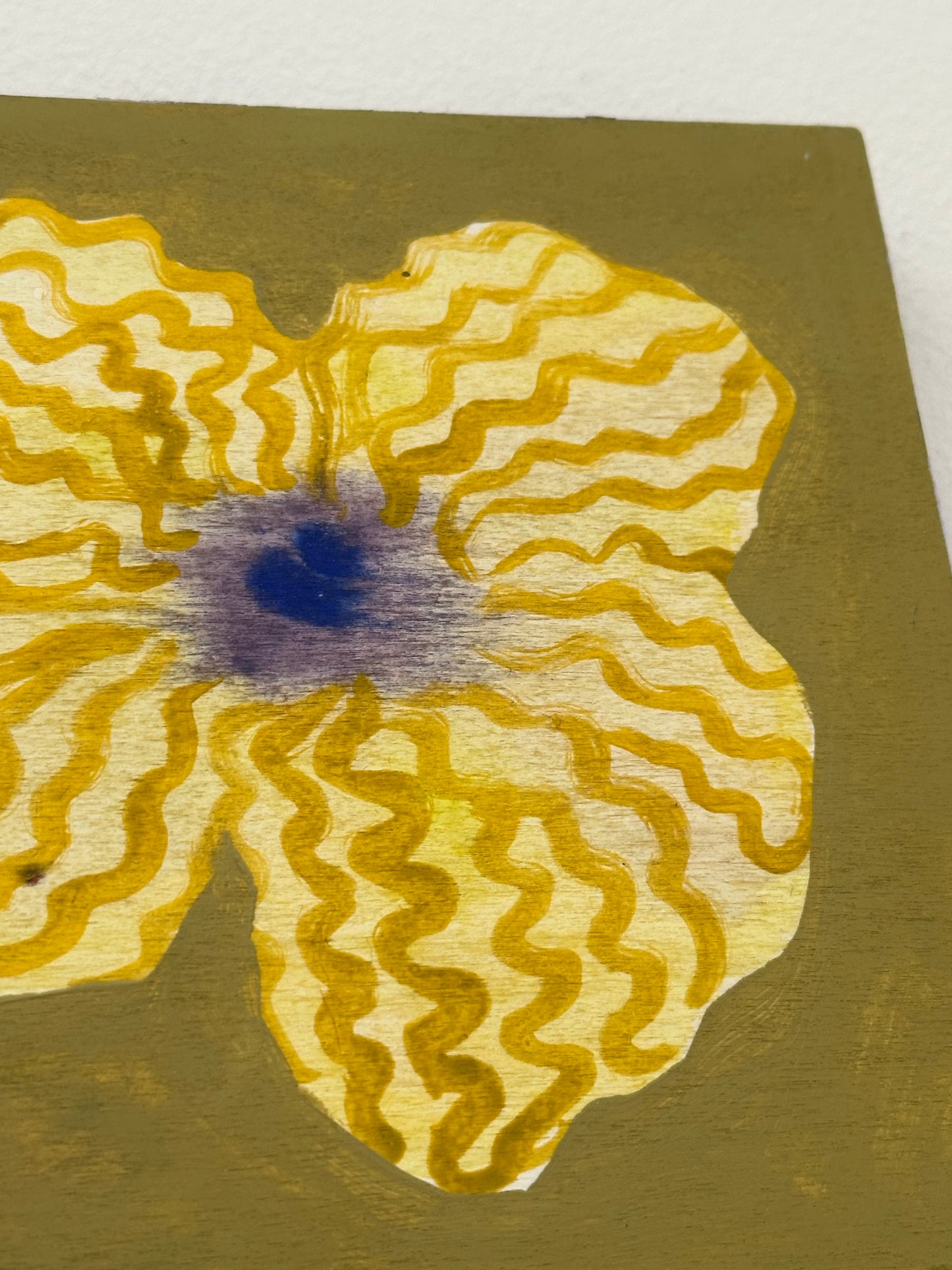 Liat Greenberg, 'Mini Flower on Wood I' 2025