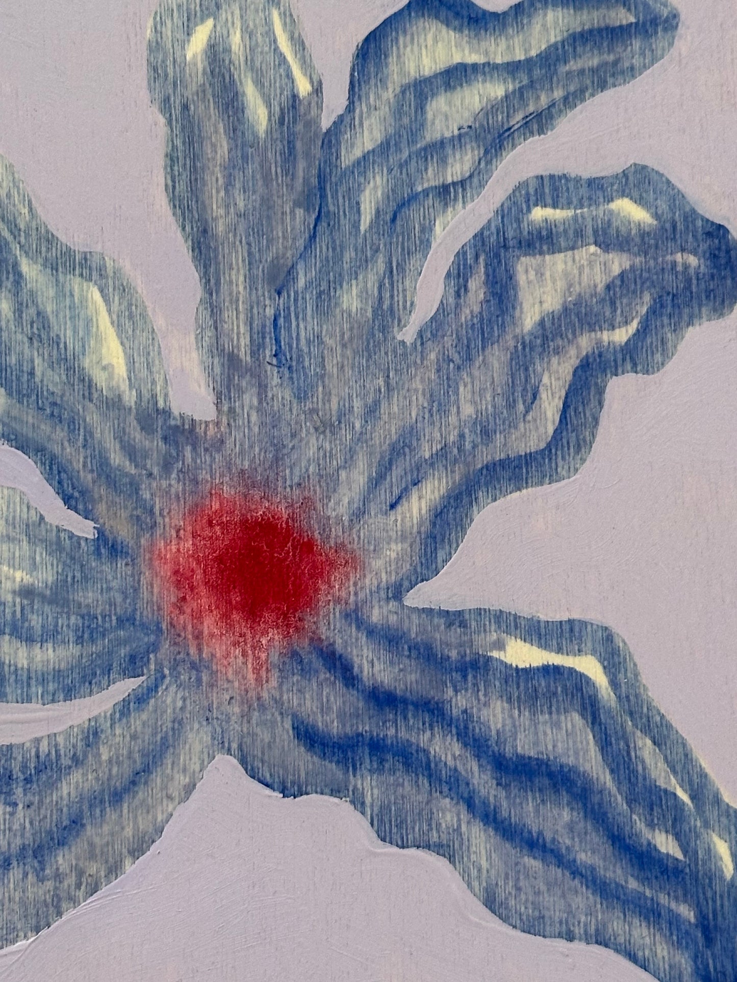 Liat Greenberg, 'Mini Flower on Wood IIII' 2025