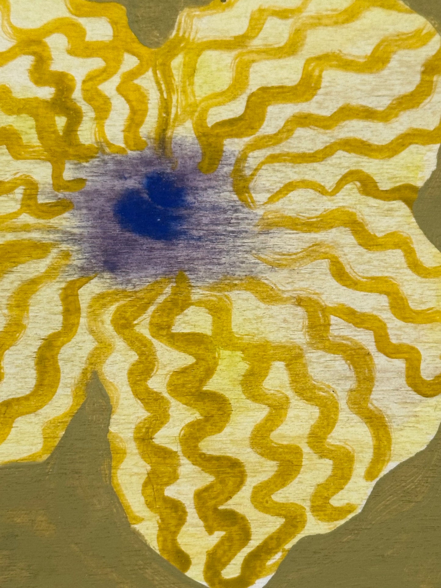 Liat Greenberg, 'Mini Flower on Wood I' 2025