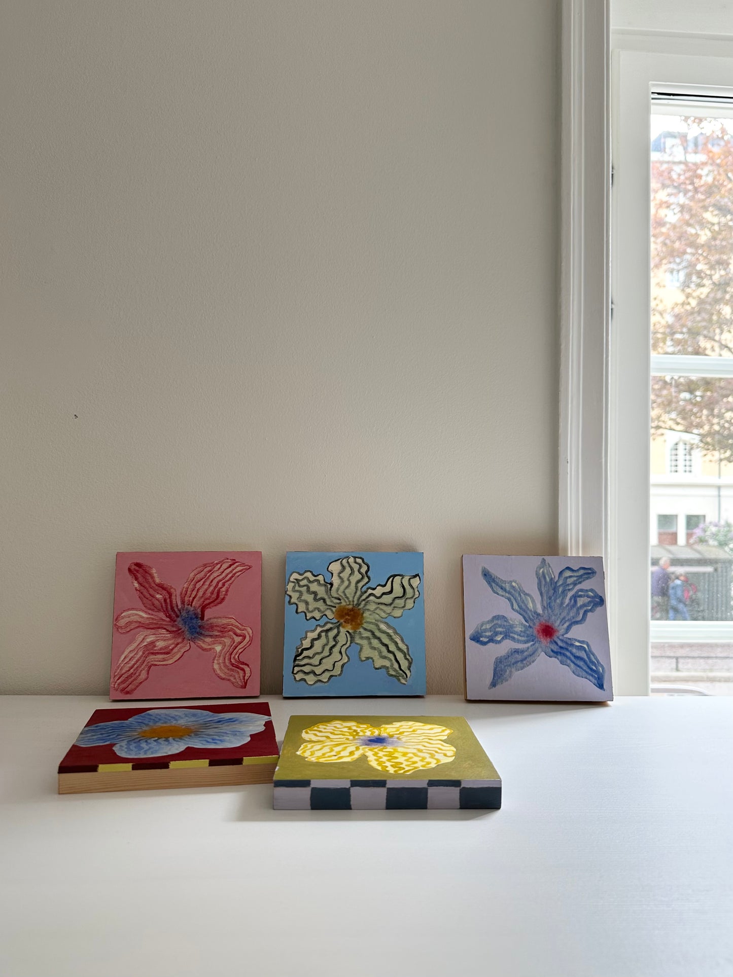 Liat Greenberg, 'Mini Flower on Wood II' 2025