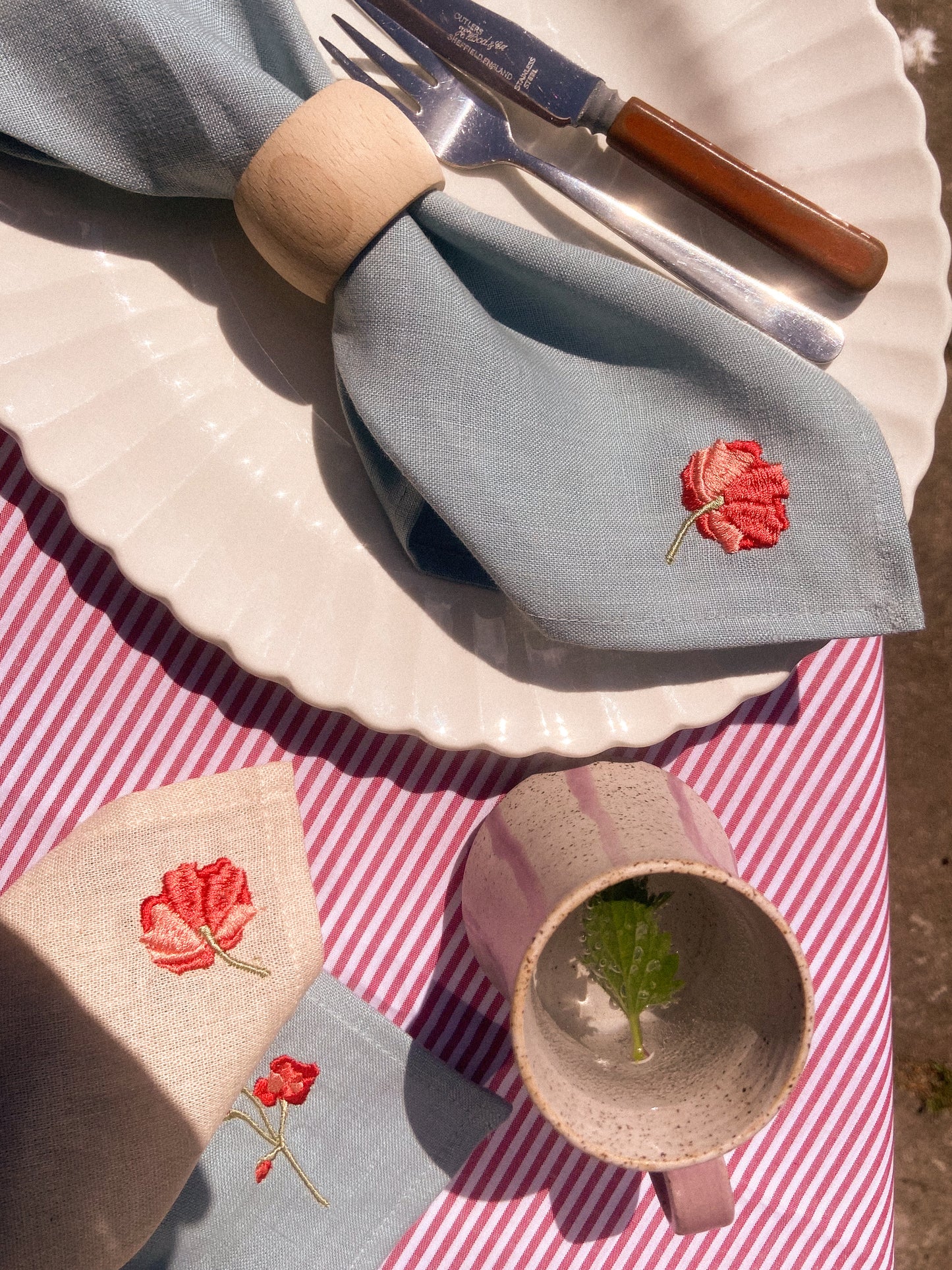 Lappliq, Geranium Napkins Set of Four