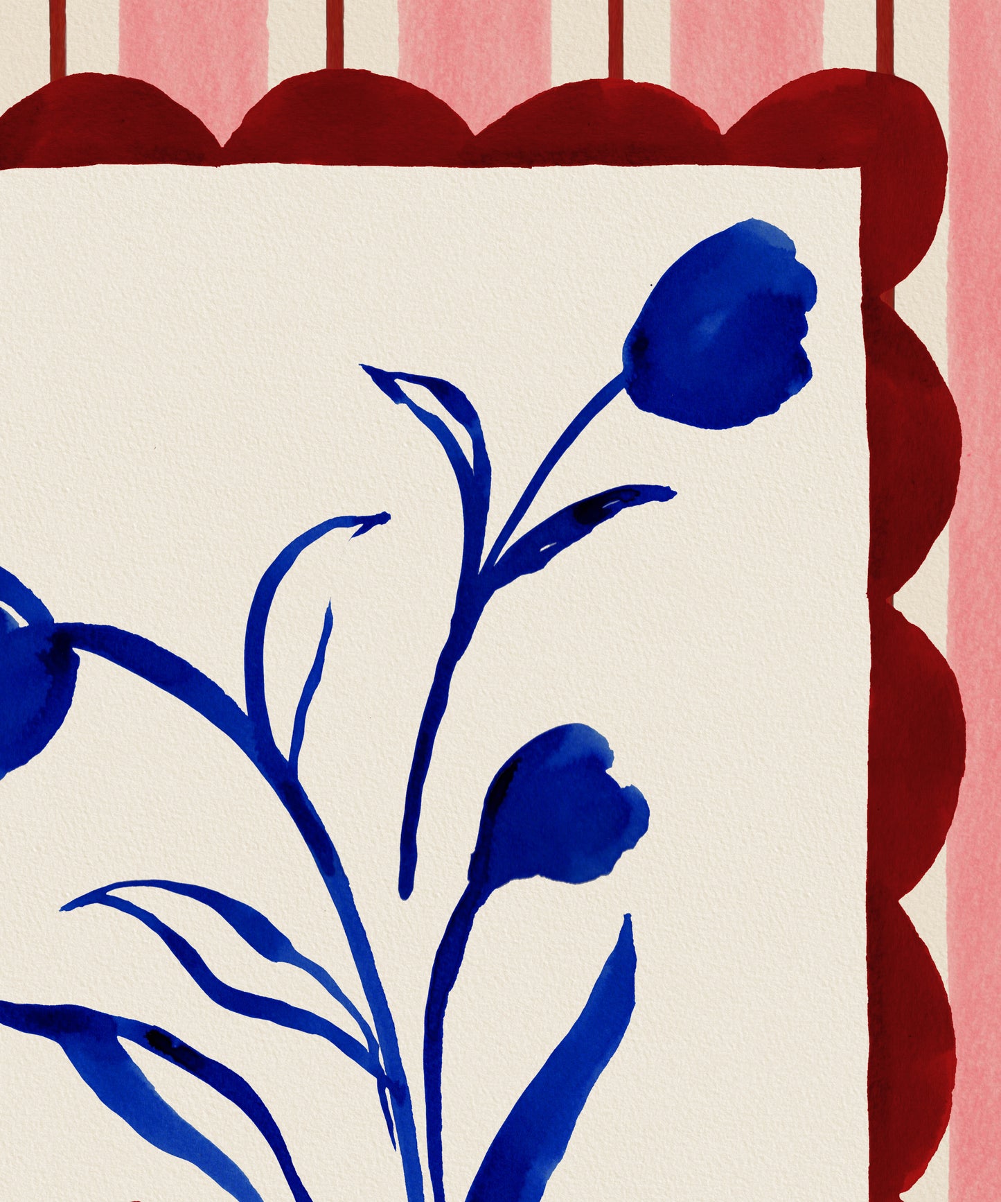 The Good Life Home, Love (Amour)- French Floral Love Art Print