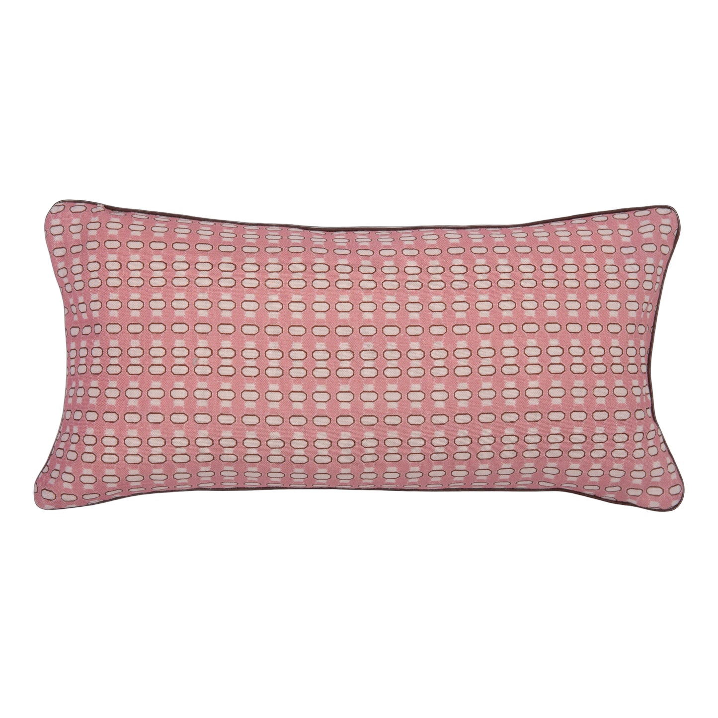 Dar Leone, Lali II | Pink Fig Small Cushion