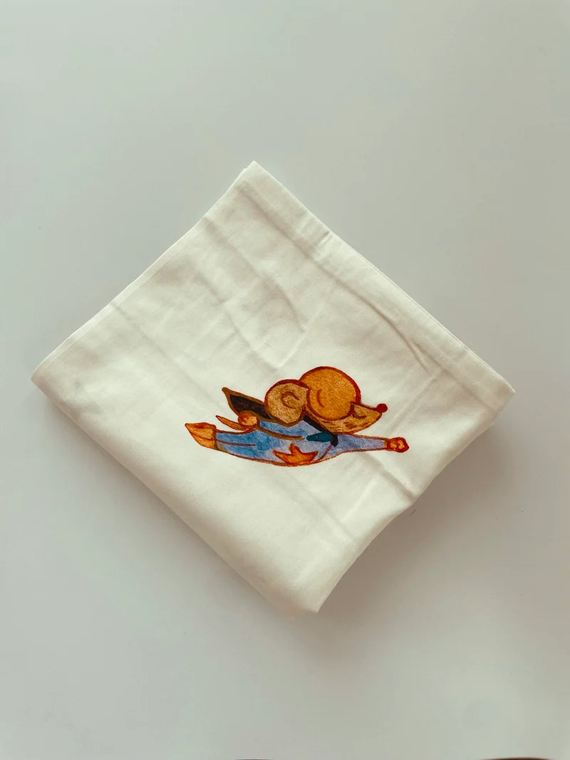 Sukun Mighty Mouse pillow case reversible