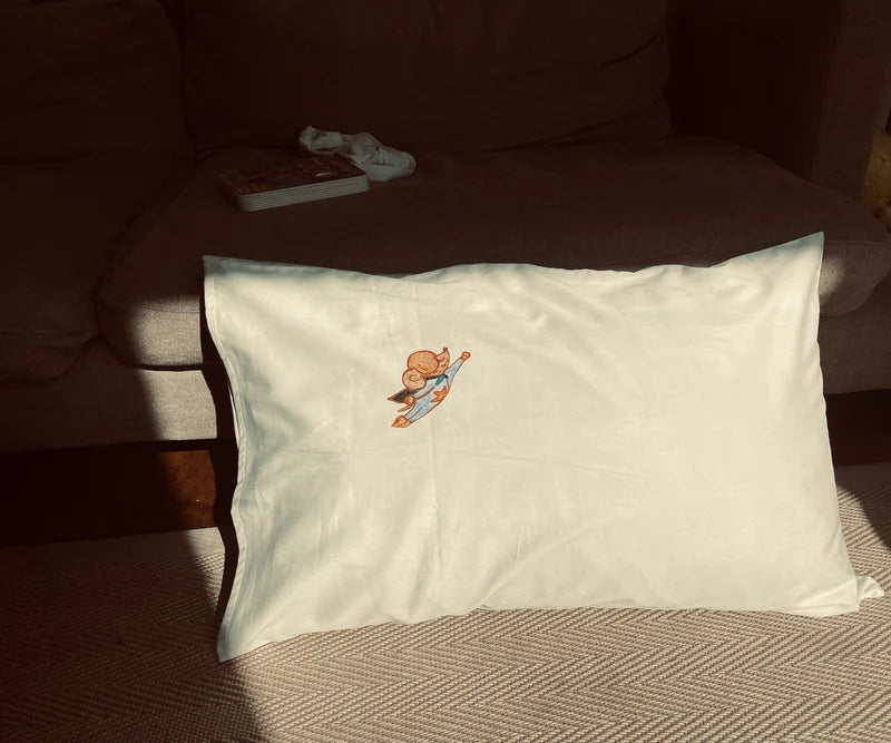 Sukun Mighty Mouse pillow case reversible