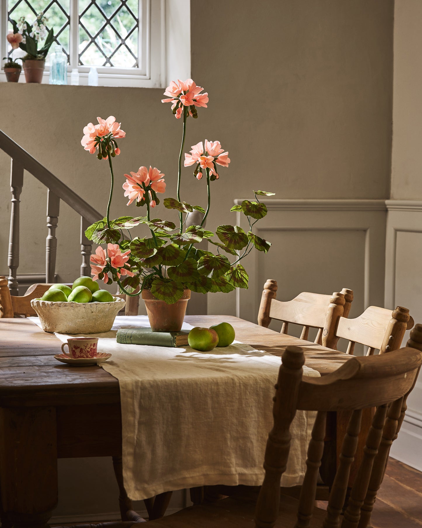 Blooms by Beam Large Pink Paper Geranium