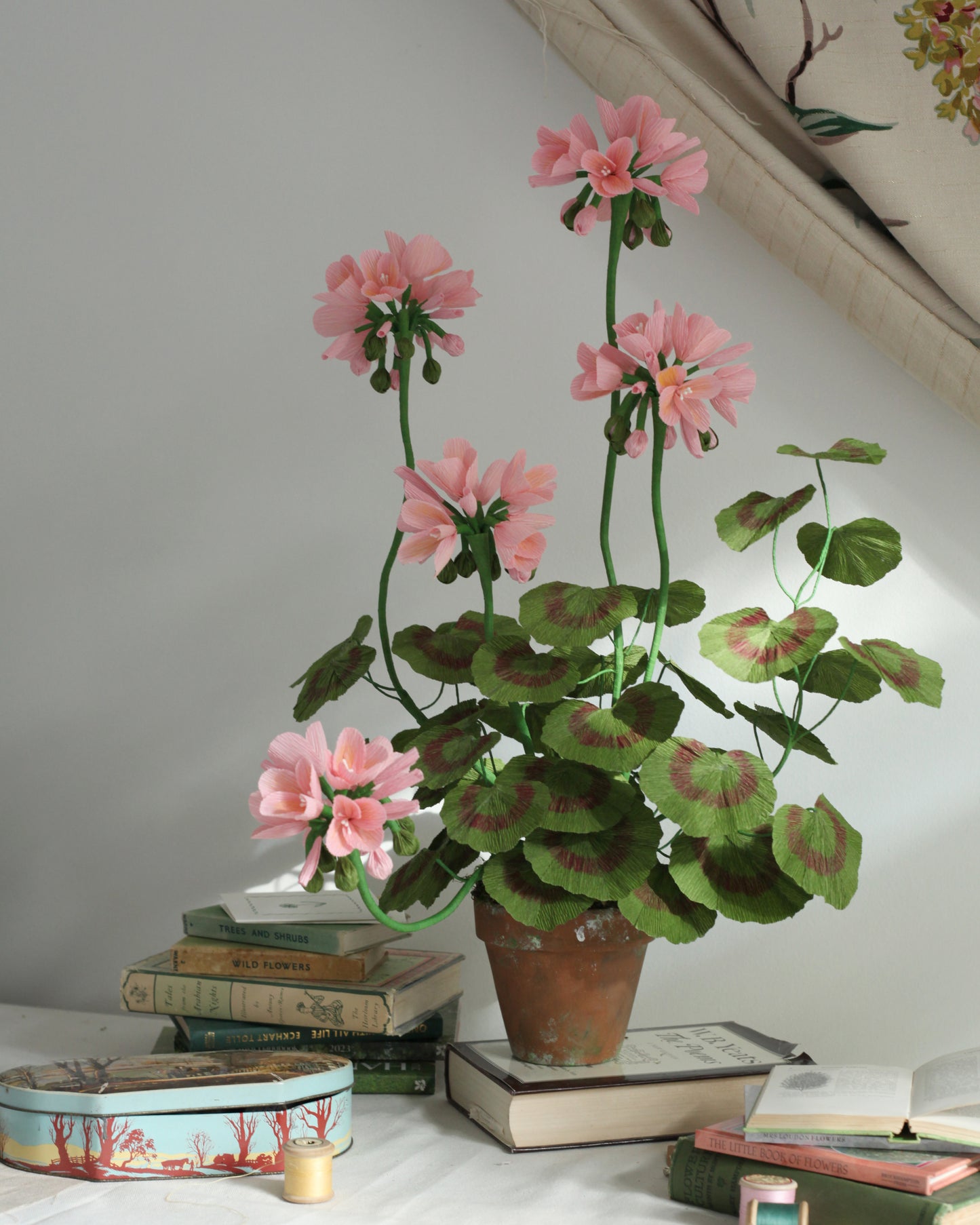 Blooms by Beam Large Pink Paper Geranium