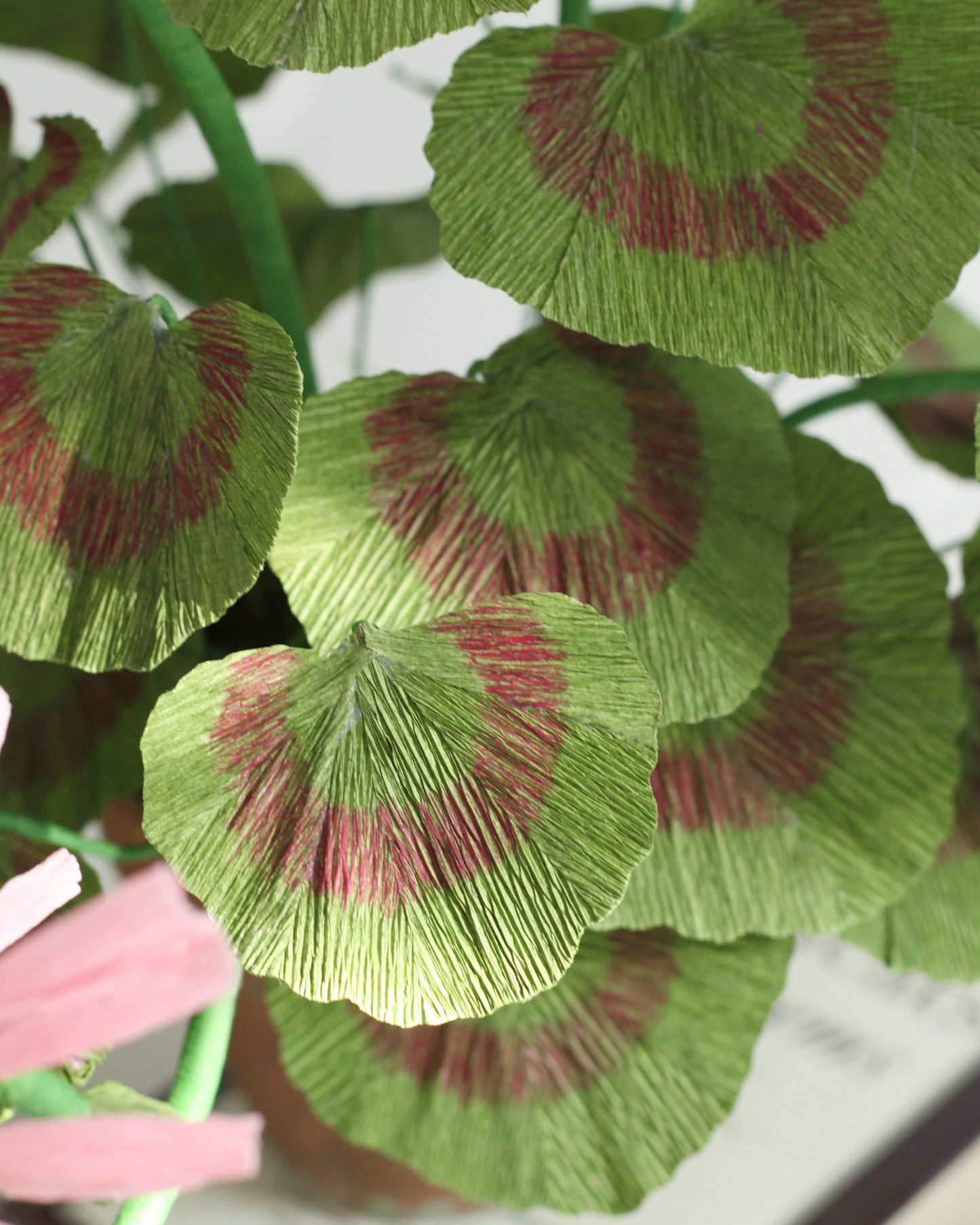 Blooms by Beam Large Pink Paper Geranium