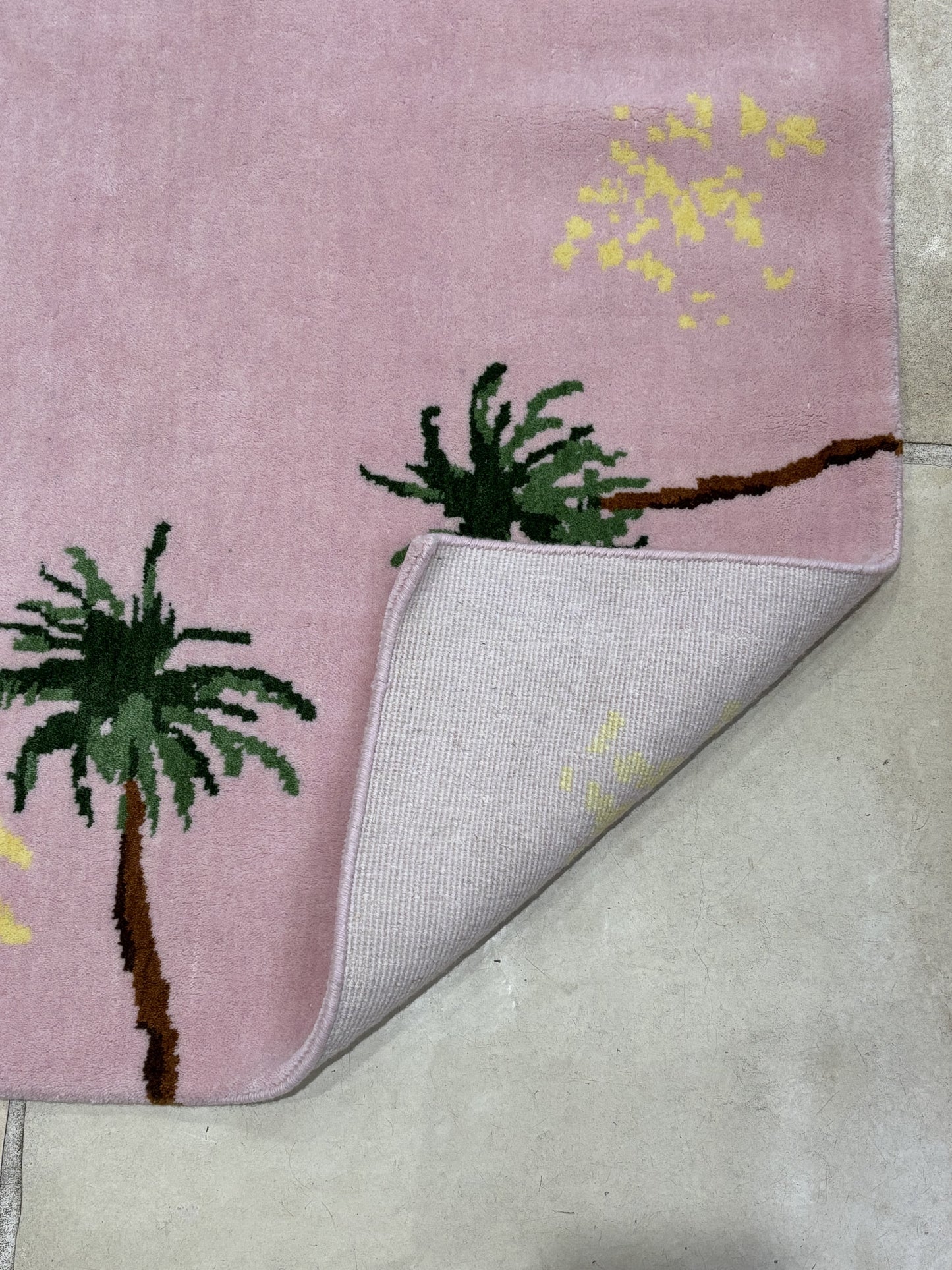 Sparrow and Grass, 'Palm Rug'