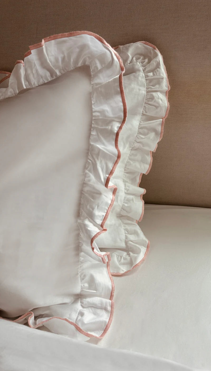 Sukun Provence Dusty Pink Pillow Case Pair