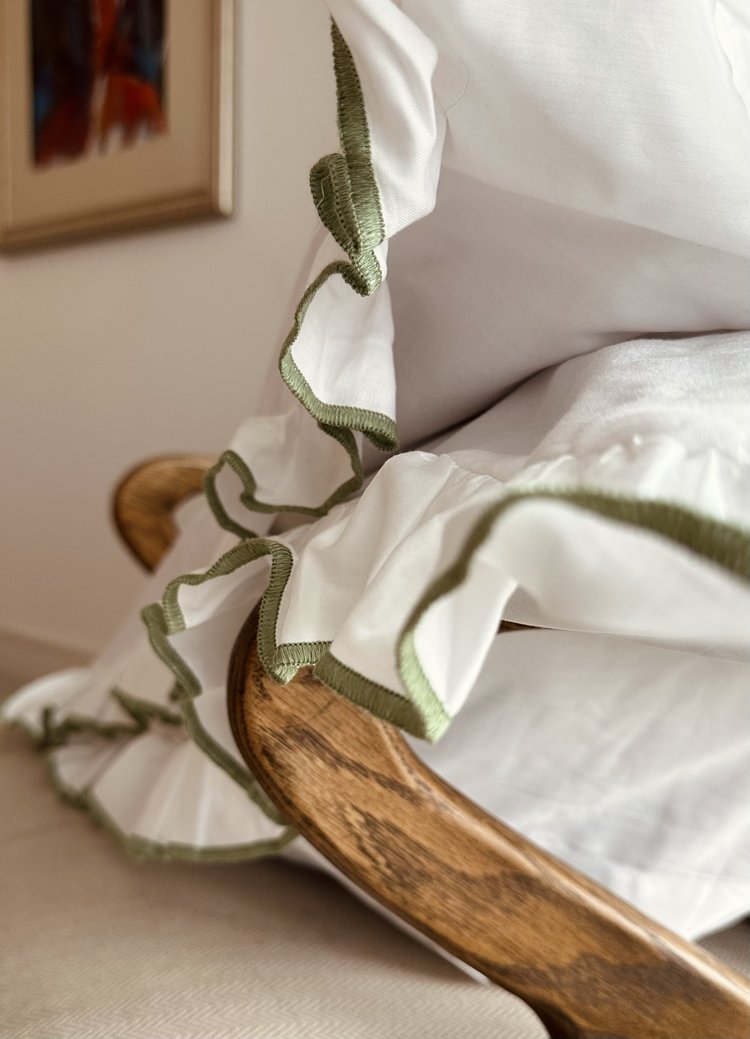 Sukun Provence Olive Pillow Case Pair