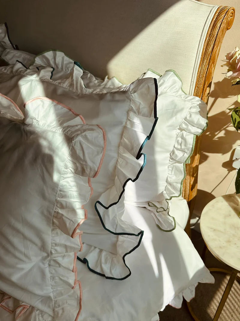 Sukun Provence Olive Pillow Case Pair