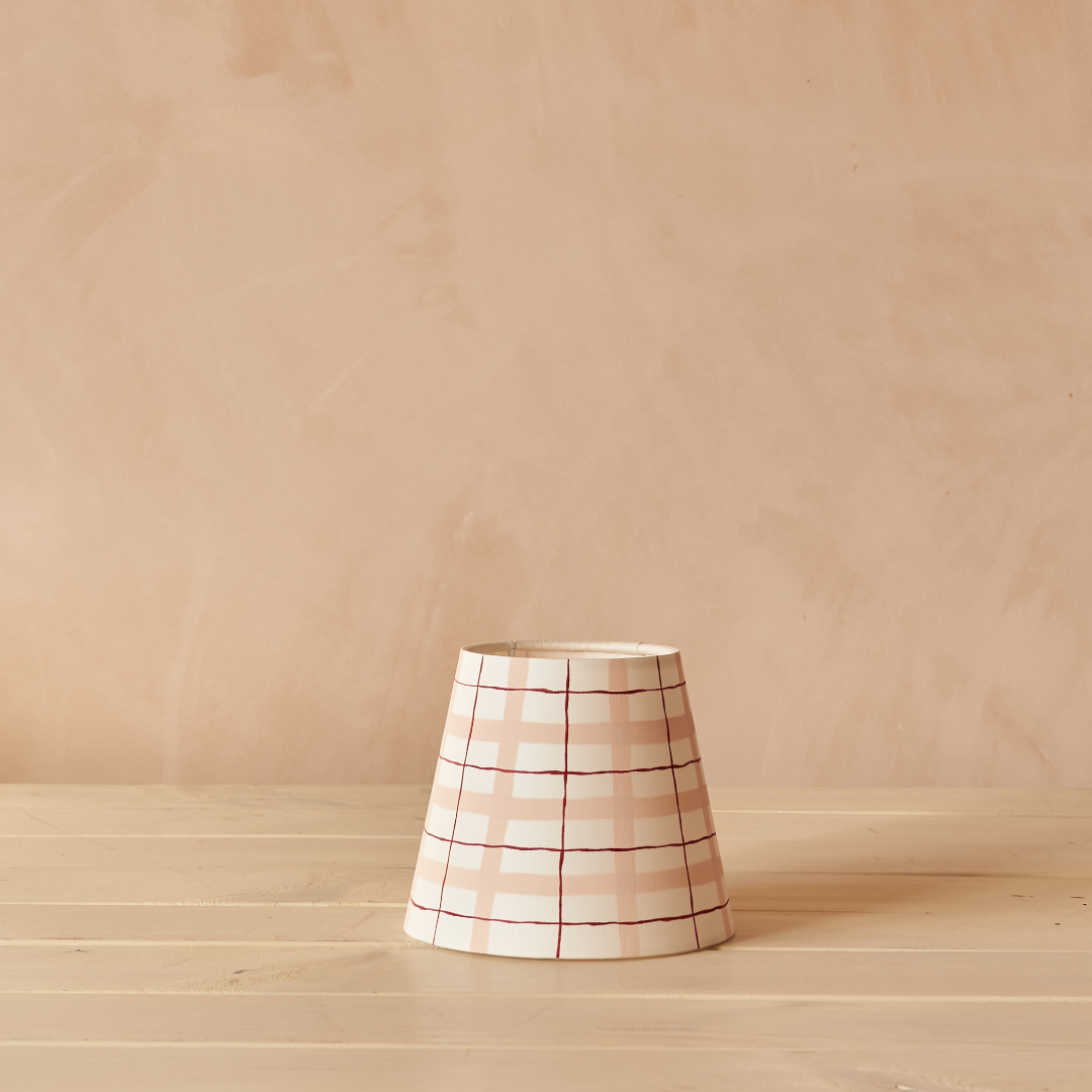 Hum London, 'Rose Gingham Lampshade'