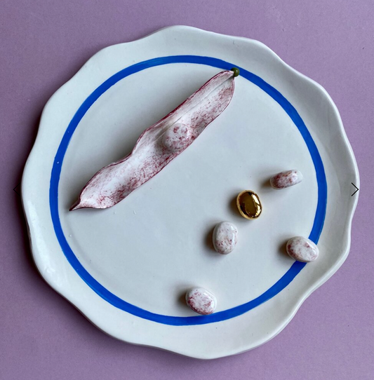 Minnie Mae-Stott, 'I've Bean Loving You' Plate