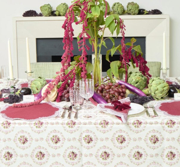 Voi Collective, Hedge Rose Tablecloth