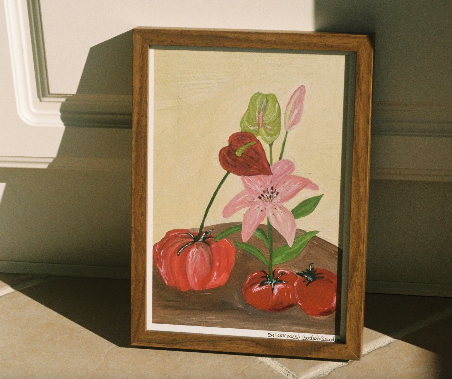 Beatriz Sanches Cartas, 'Mesa do jardim Fine Art Print'