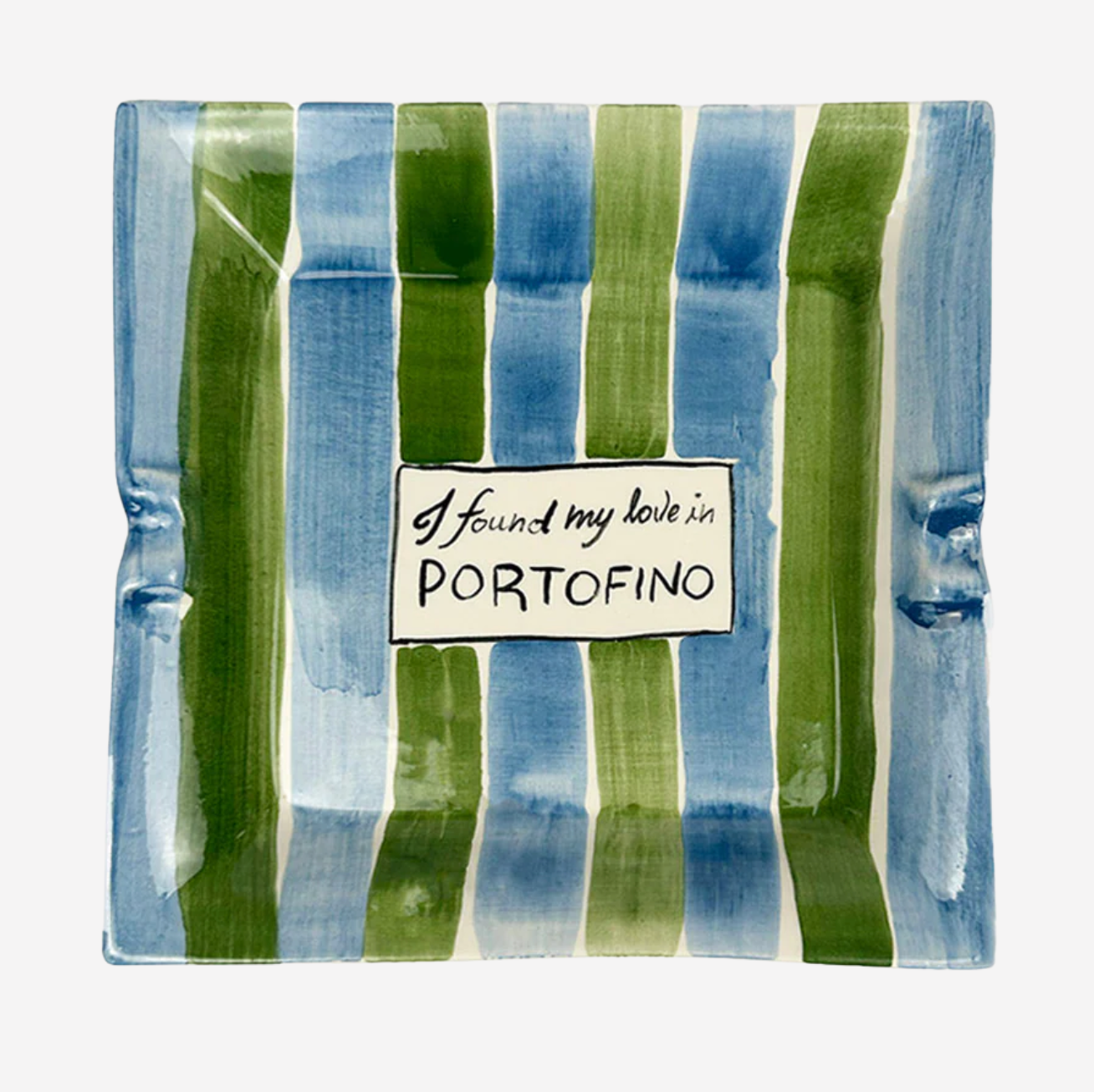 Musae Studio, Portofino Ashtray, Striped