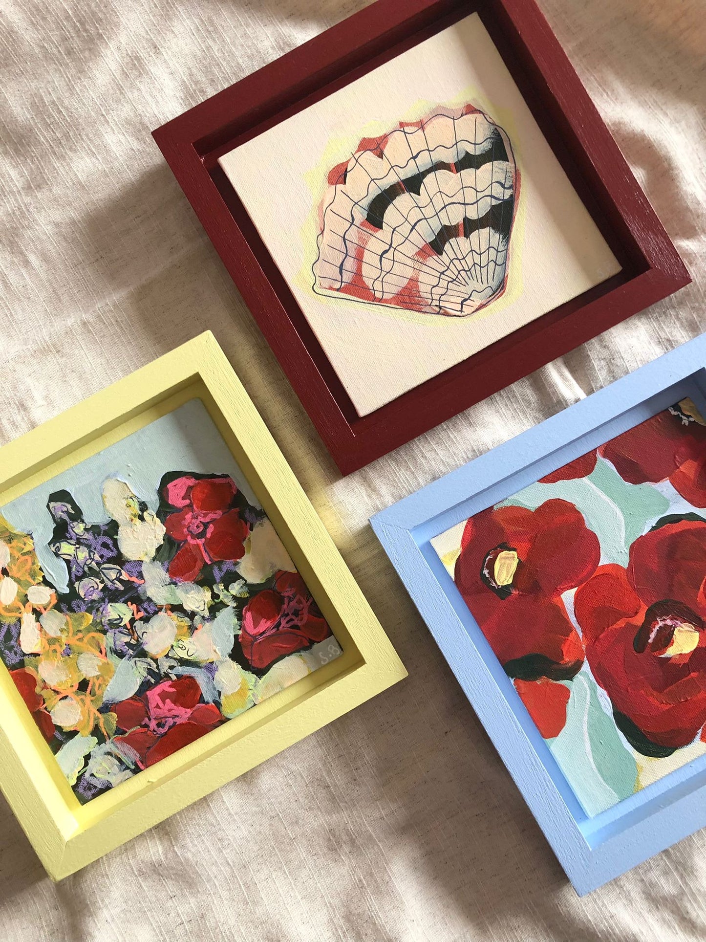 Sian Beck, 'Garden poppies no.1'