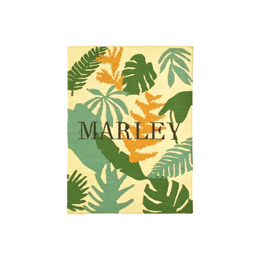 Sparrow and Grass, 'Taro Leaf Wall Hanging'