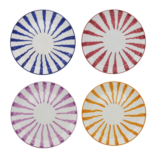Woven Rosa Wave Dinner Plate Set of Four