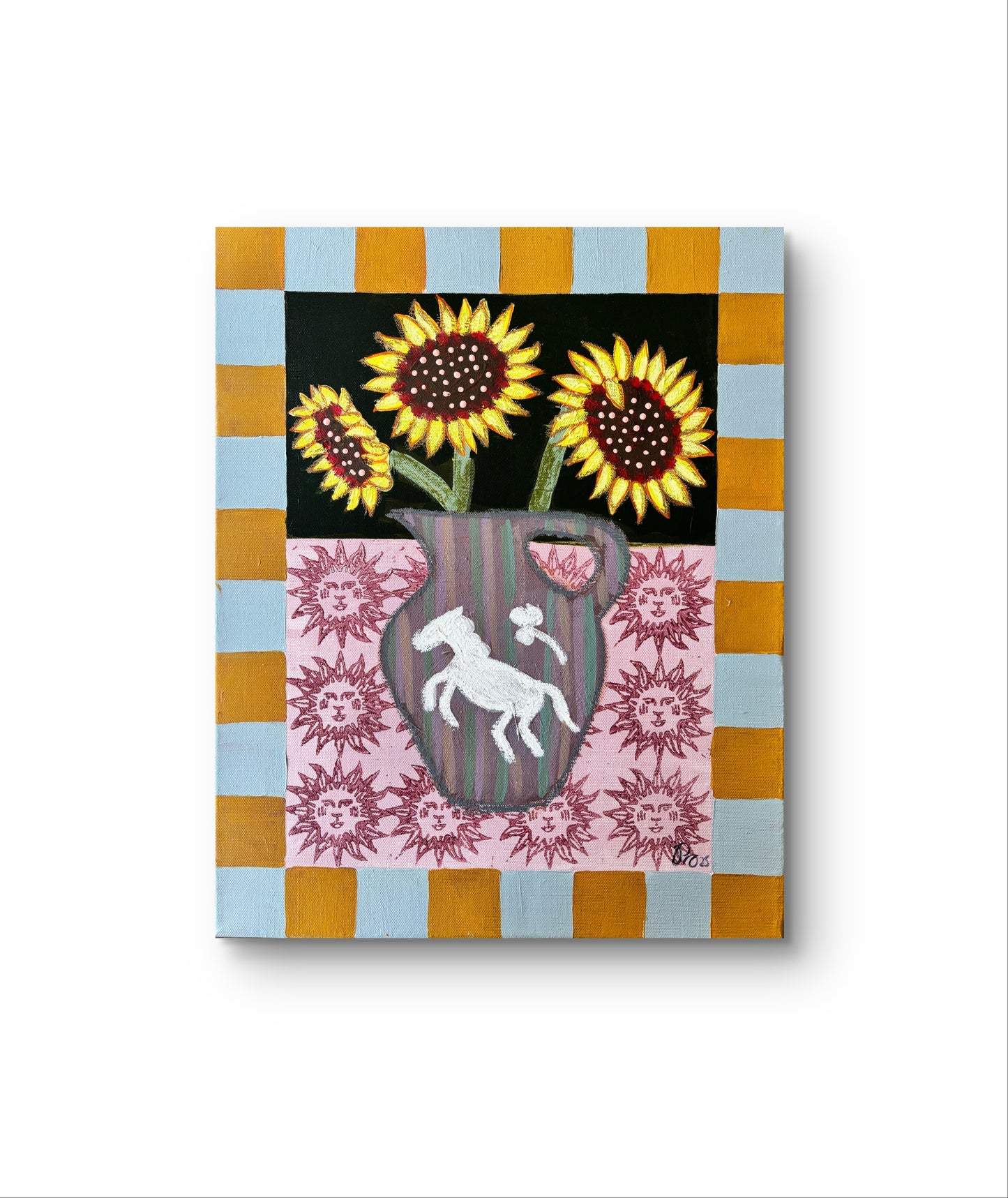 Paula Arango, 'Horse and flowers' 2025