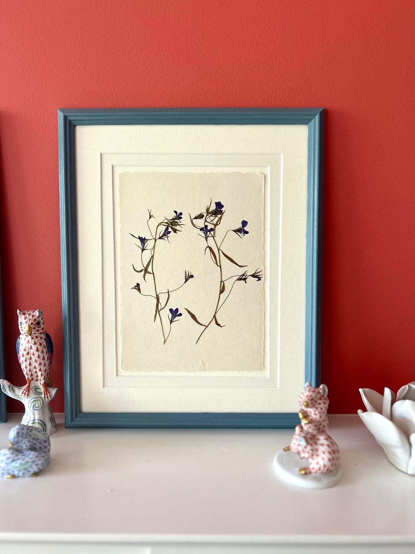 Clove at Home, ‘Pressed Lobelia in Blue' 2025