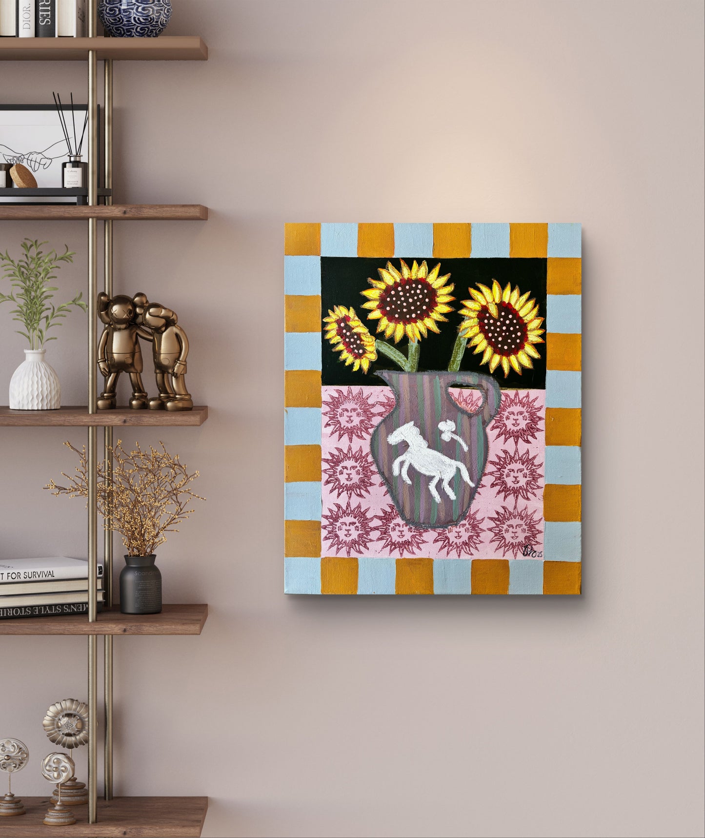 Paula Arango, 'Horse and flowers' 2025