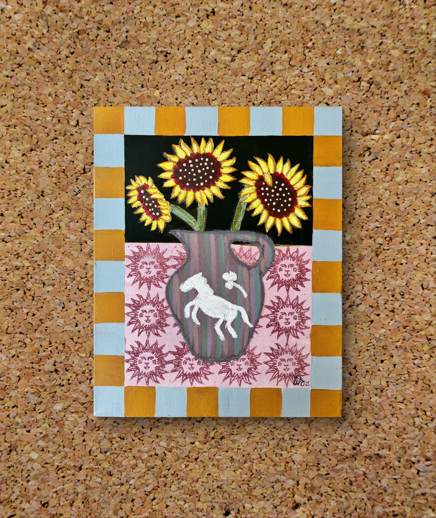 Paula Arango, 'Horse and flowers' 2025