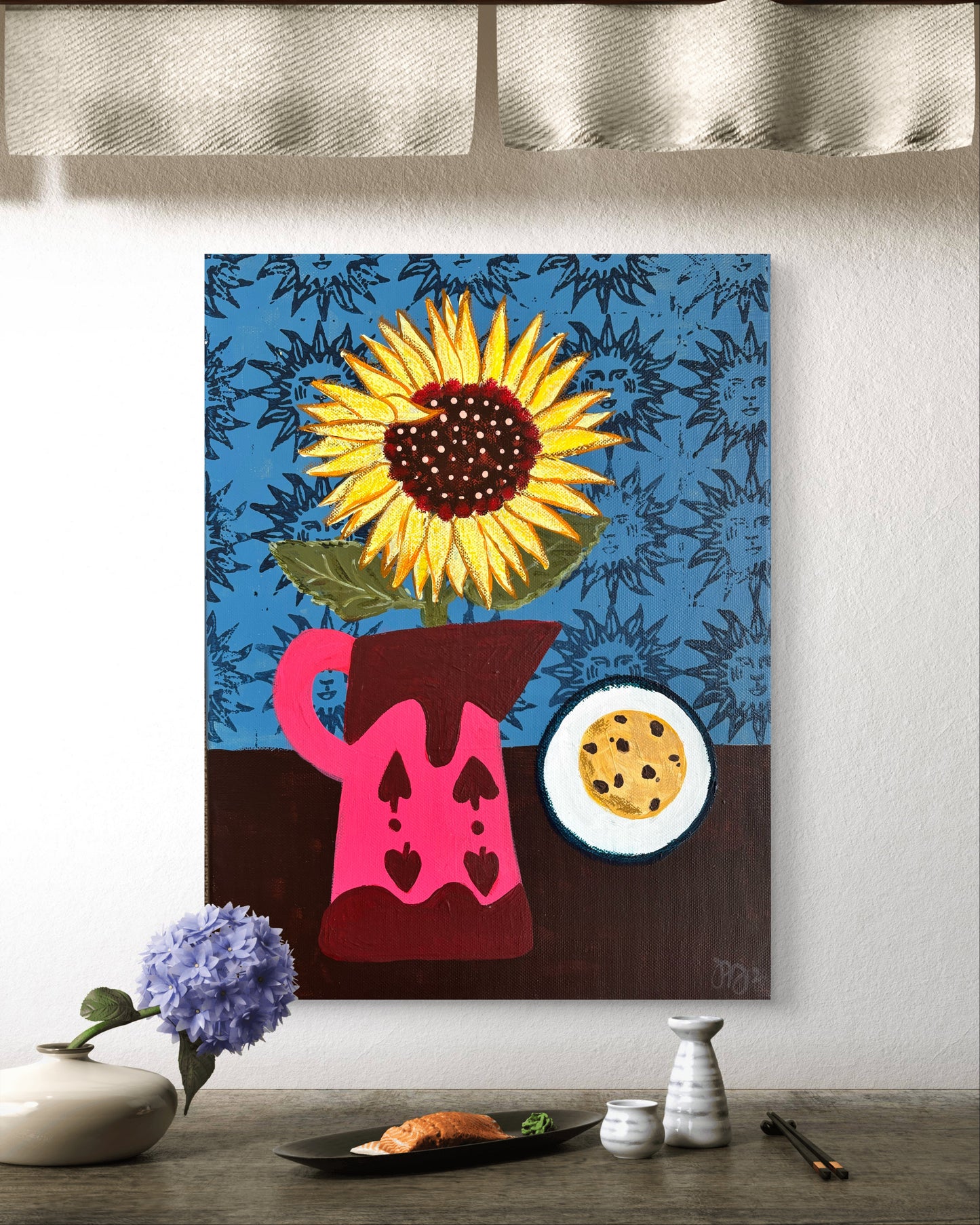 Paula Arango, 'Sunflower and cookie' 2025