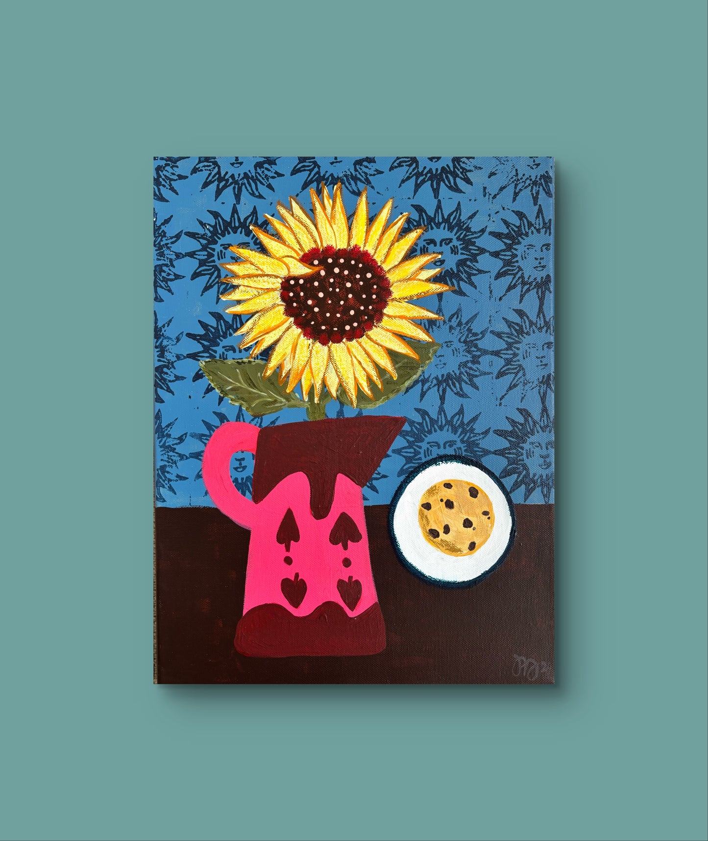 Paula Arango, 'Sunflower and cookie' 2025