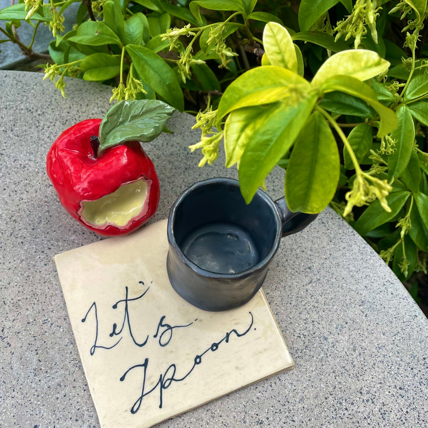 L&Clay Let's Spoon Coaster