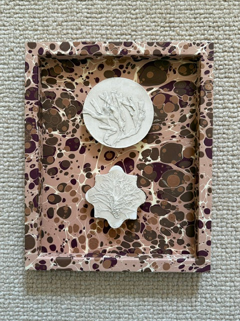 Fiona McDougall, 'Seaweed and Marbled Paper I' 2025