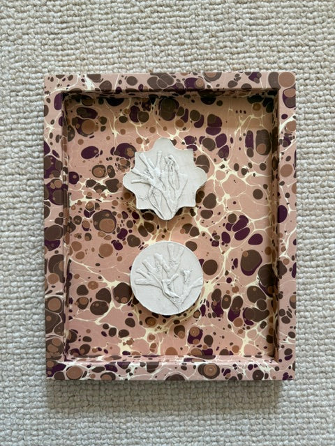 Fiona McDougall, 'Seaweed and Marbled Paper II' 2025