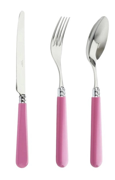 Pink Cutlery in Stainless Steel Individual Piece