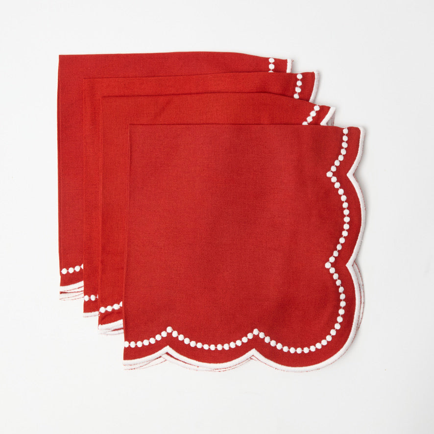 Voi Collective, Orlando Cinnamon Orange Napkins (Set of 4)
