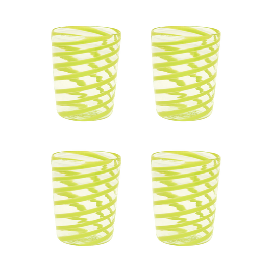The Kiki Tumbler in Green, Set of Four
