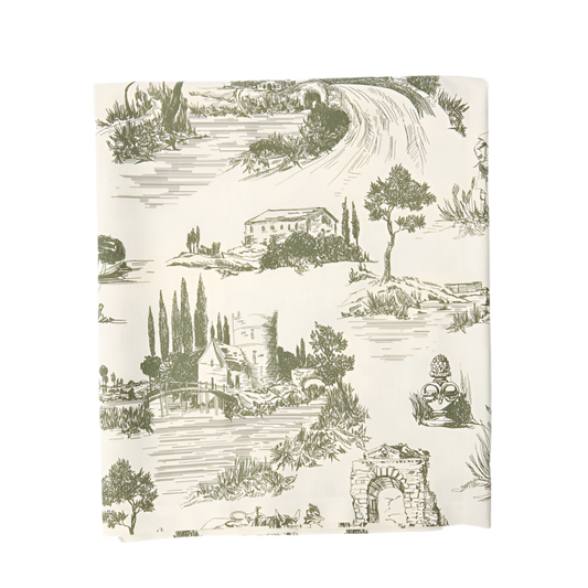 Voi Collective, Green Toile Tablecloth