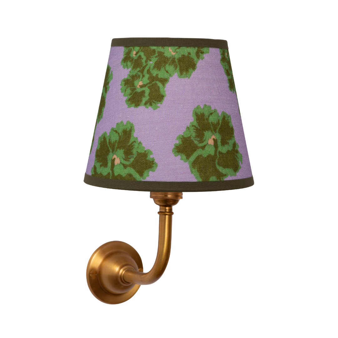 Dar Leone, Ronko Hibiscus Lilac 6" Candle Clip Lampshade