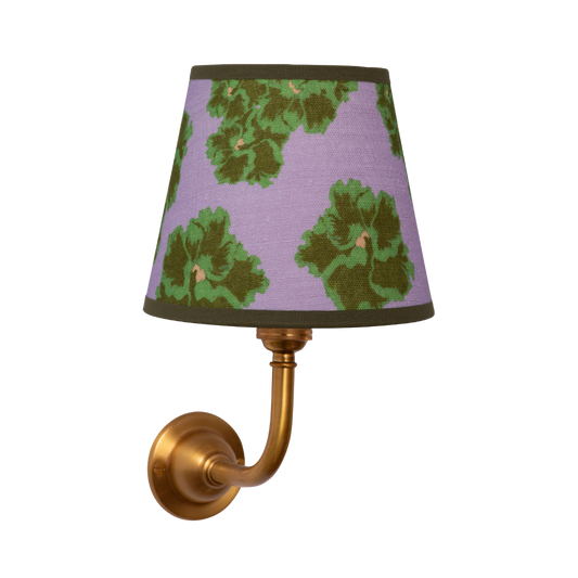 Dar Leone, Ronko Hibiscus Lilac 6" Candle Clip Lampshade