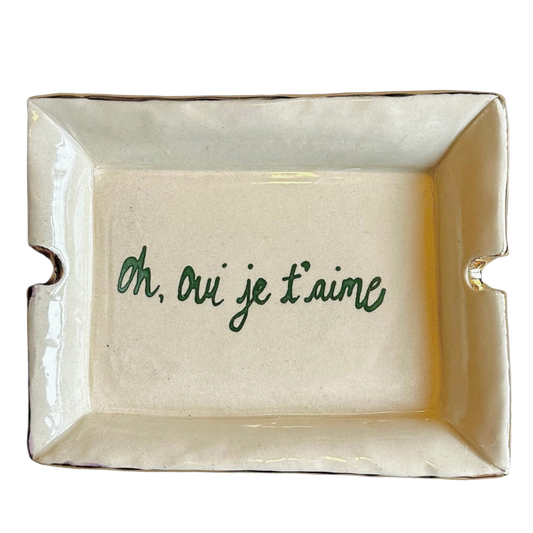 L&Clay Oui Je T’aime Ashtray