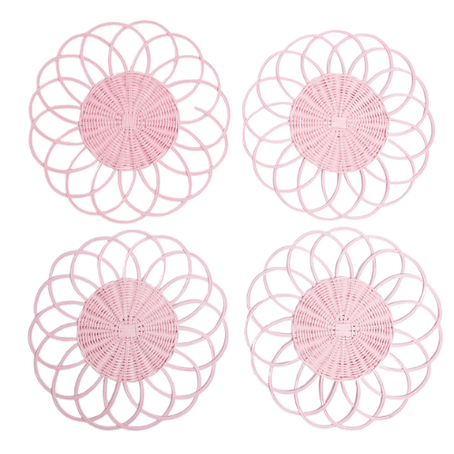 Voi Collective Pink Cabana Placemats, Set of Four