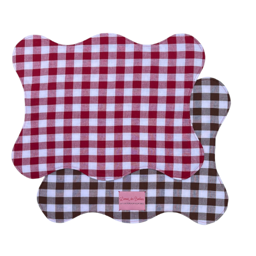 Mon Chou placemat brown/red