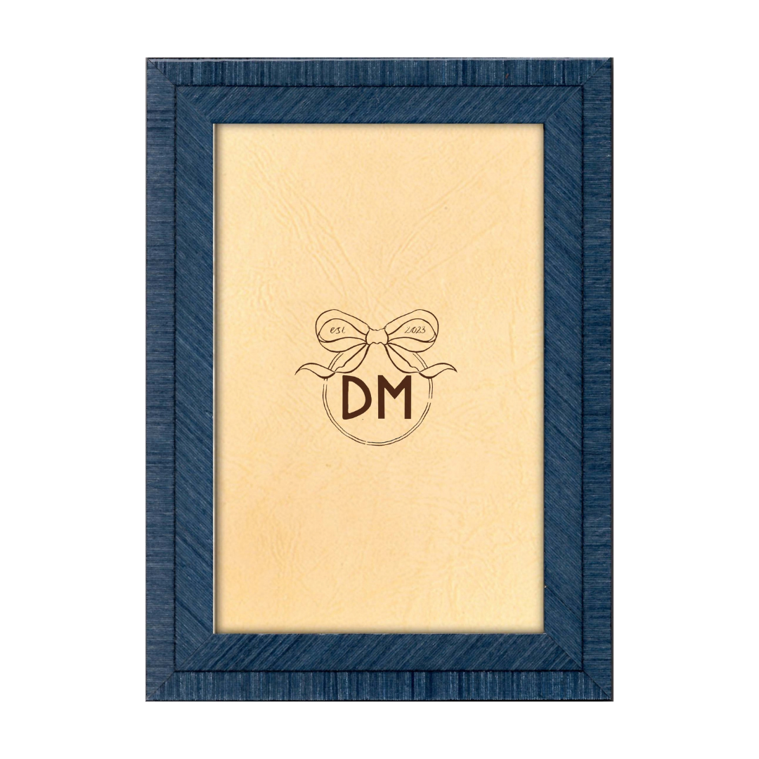 Marquetry Frame in Navy