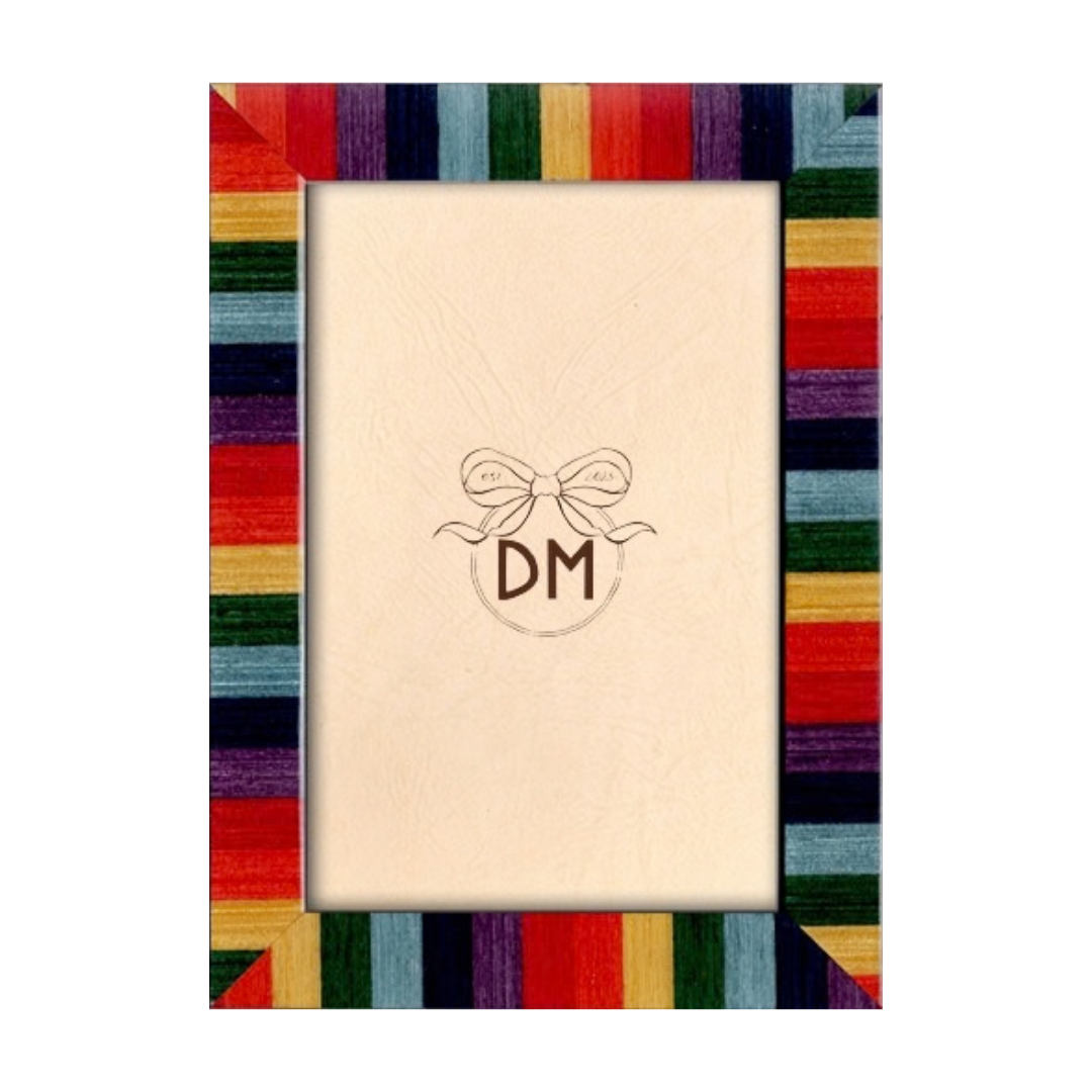 Marquetry Frame in Multicolour